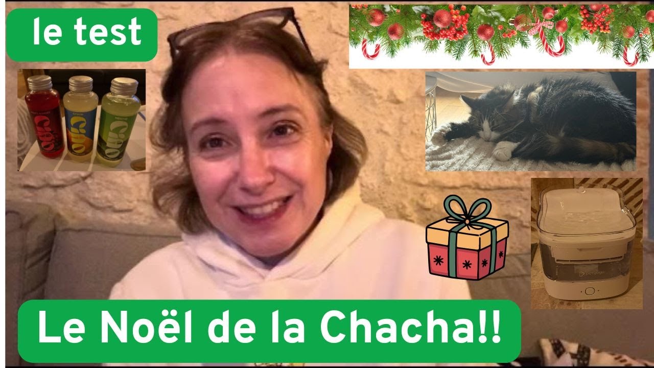 Le Noël de la Chacha ( avec un peu de retard…)! On teste la boisson de Squeezie!!