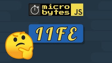 JavaScript IIFE ? In 90 Seconds #JavaScriptJanuary