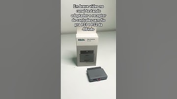 Em breve vídeo no canal do adaptador e receptor de controles sem fio da 8Bitdo para PS1 e PS2.