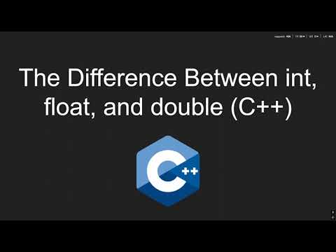 Int vs Float vs Double Explained Simply