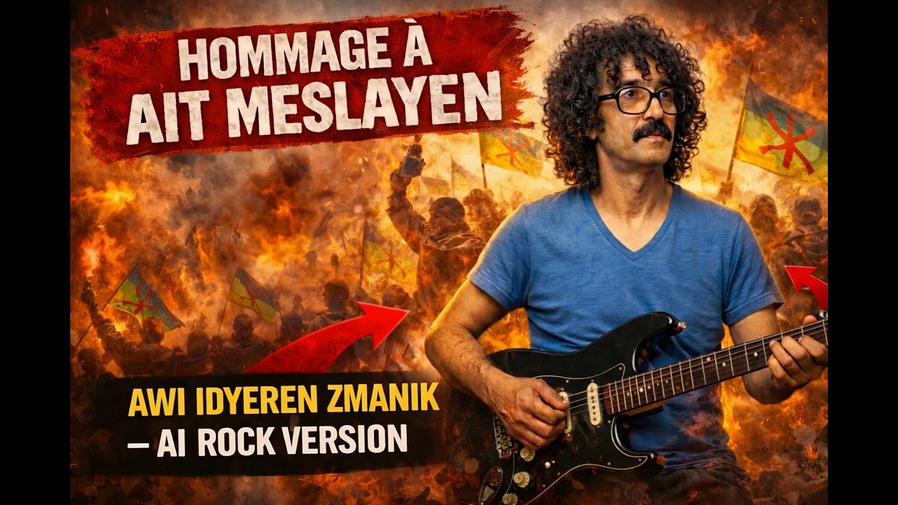 AWI IDYEREN ZMANIK – Hommage à Aït Meslayen | Kabyle Folk Rock | Chanson Engagée Intemporelle