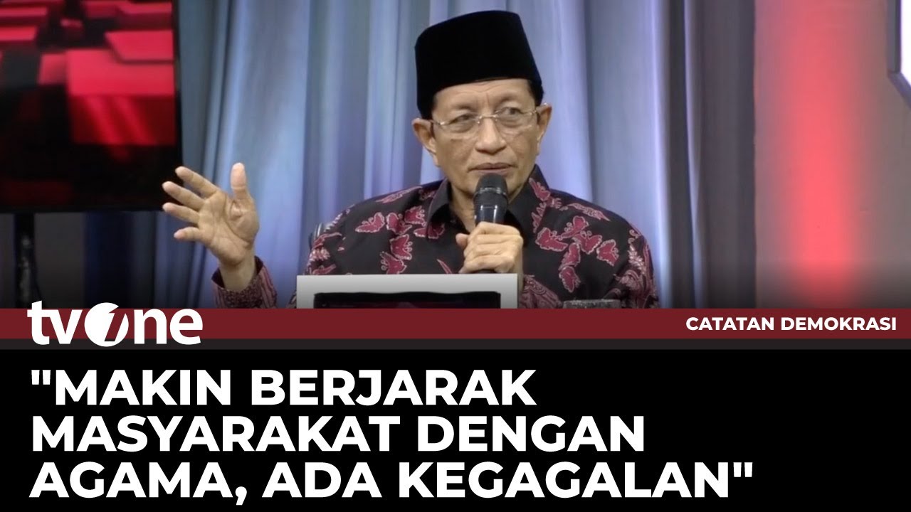 Solusi Gesekan Antar Umat Agama, Ini Jawaban KH. Nasaruddin Umar | Catatan Demokrasi tvOne