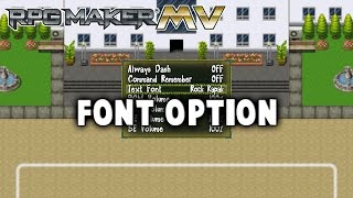 Font Option Plugin - RPG Maker MV