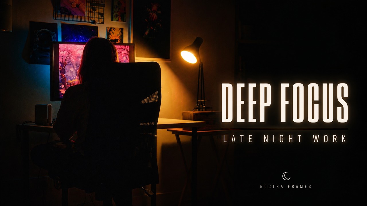 Late Night Work Session – Deep Focus Ambient 1 Hour - YouTube