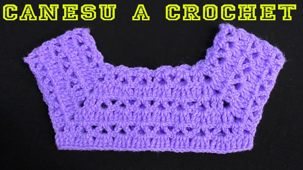 PASO A PASO PARA TEJER CANESÚ A CROCHET