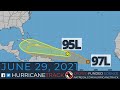 New tropical storm developing out in the deep tropics? Watching 97L closely! June 29, 2021