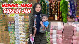 JANDA CANTIK SATU ANAK SEMANGAT BUKA WARUNG KOPI & SEMBAKO DI PINGGIR JALAN DEMI MENGHIDUPI KELUARGA