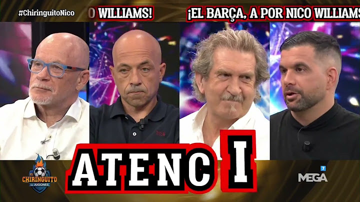 🚨 INFORMACIÓN DE JOSÉ ÁLVAREZ SOBRE NICO WILLIAMS 🚨