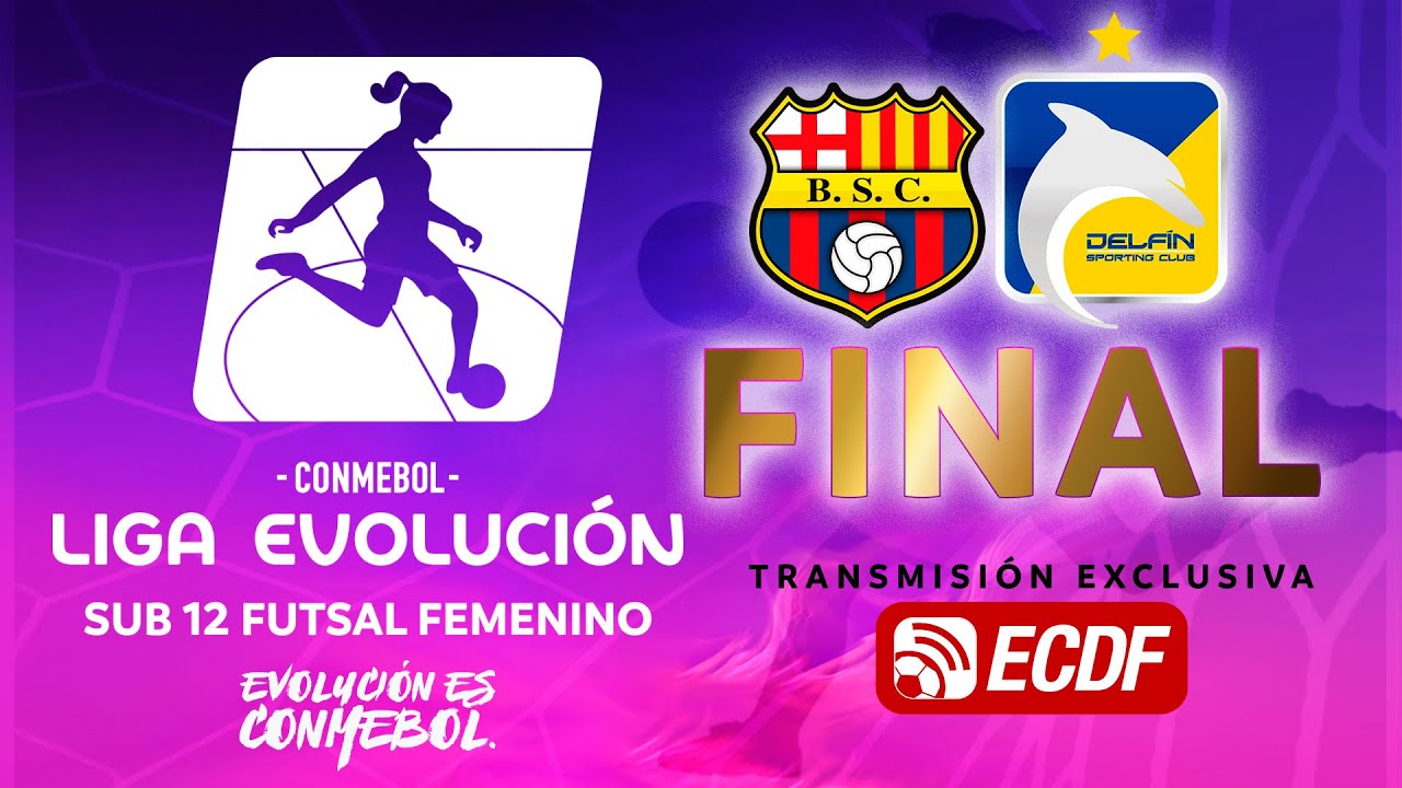 FINAL: BARCELONA SC VS DELFÍN SC TORNEO CONMEBOL EVOLUCIÓN LIGA DE  DESARROLLO SUB-12 FUTSAL FEM - YouTube