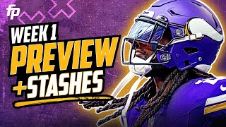 Week 1 Advice | Start or Sit, Waiver Stashes, and More! (2023 Fantasy Football)