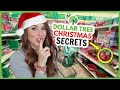 CHRISTMAS SECRETS FROM DOLLAR TREE PROFESSIONAL SHOPPER  🎄 (watch this before you shop!)