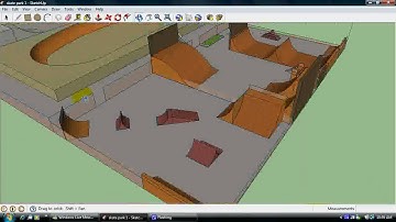 Google sketchup Skatepark