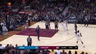 Lebron James impossible behind the back through the legs pass to Dwayne wade!!!!!