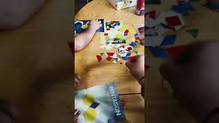 Pattern blocks and the pieces!