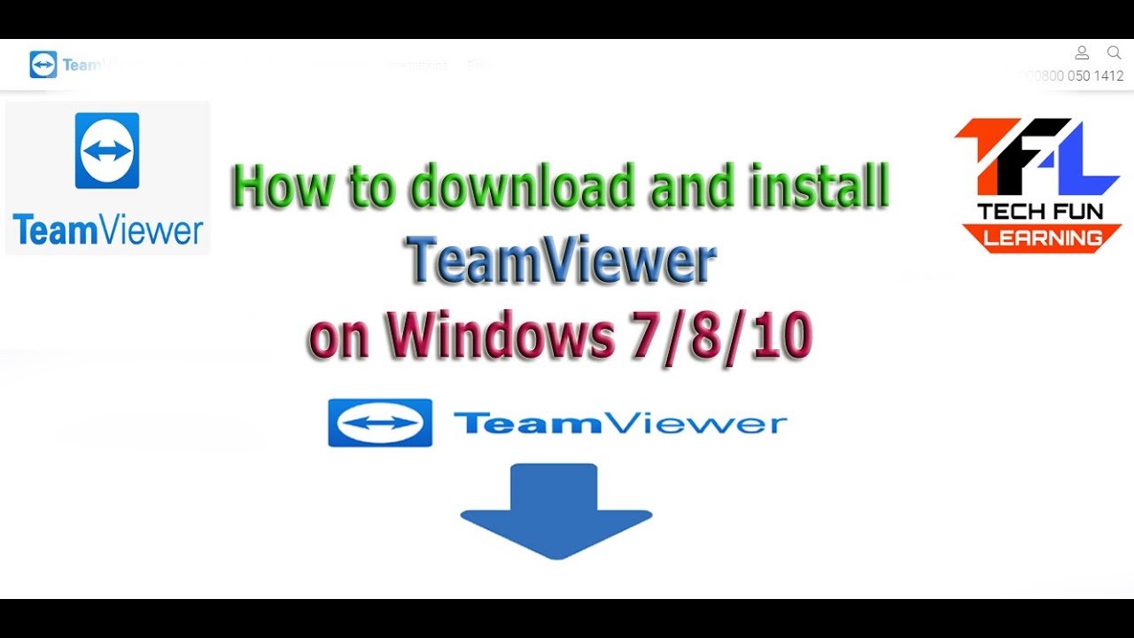how to download teamviewer on my laptop
