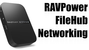 Connecting to a network on the RAVPower FileHub