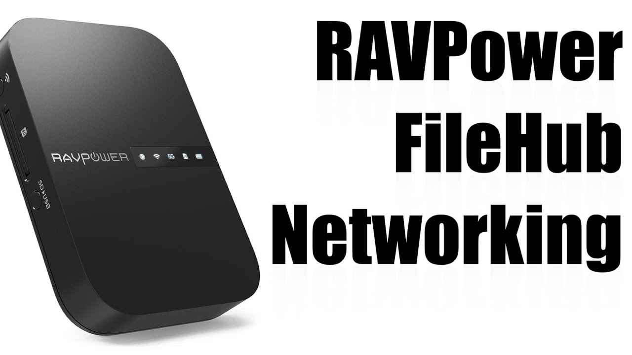 New RAVPower All in 1 FileHub Wireless Router w/ Power Bank RP-WD03 - Open  Box
