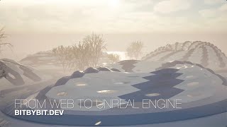From Web to Unreal Engine - Parametric Pavilion Design with Bitbybit running in THREEJS & BABYLONJS