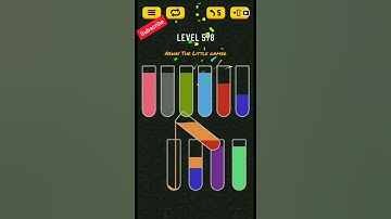 Water sort puzzle level 578