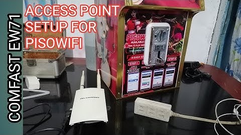PISOWIFI ACCESS POINT CONFIGURATION/COMFAST EW71