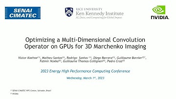 Technical Talk: Optimizing a Multi-Dimensional Convolution Operator on GPUs for 3D Marchenko Imaging