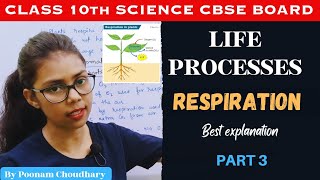 Respiration in plants || Life processes || Class 10 CBSE board || Poonam Choudhary