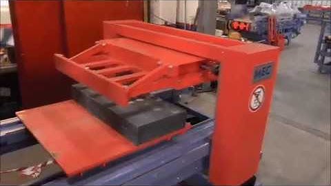 Automatic line for the concrete splitting