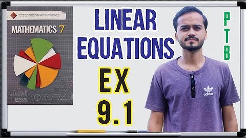 LINEAR EQUATIONS CLASS 7 Maths EX 9.1 PUNJAB TEXT BOARD Chapter 9 || HIGHBROWS