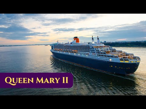 Video: Ladja za križarjenje Queen Mary 2 podjetja Cunard Line