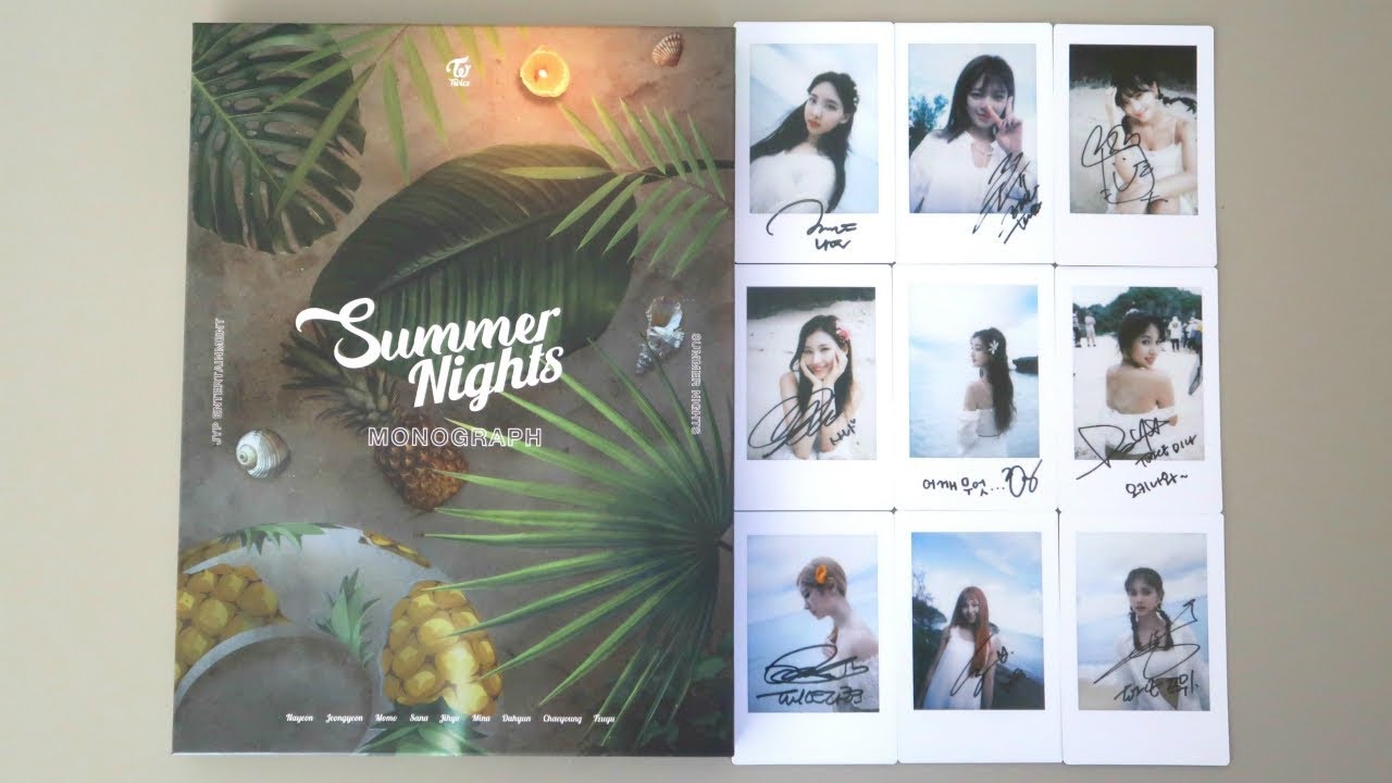 TWICE summer night モノグラフ monograph