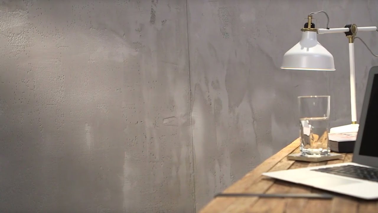 Decorazioni per pareti minerali effetto calcestruzzo youtube