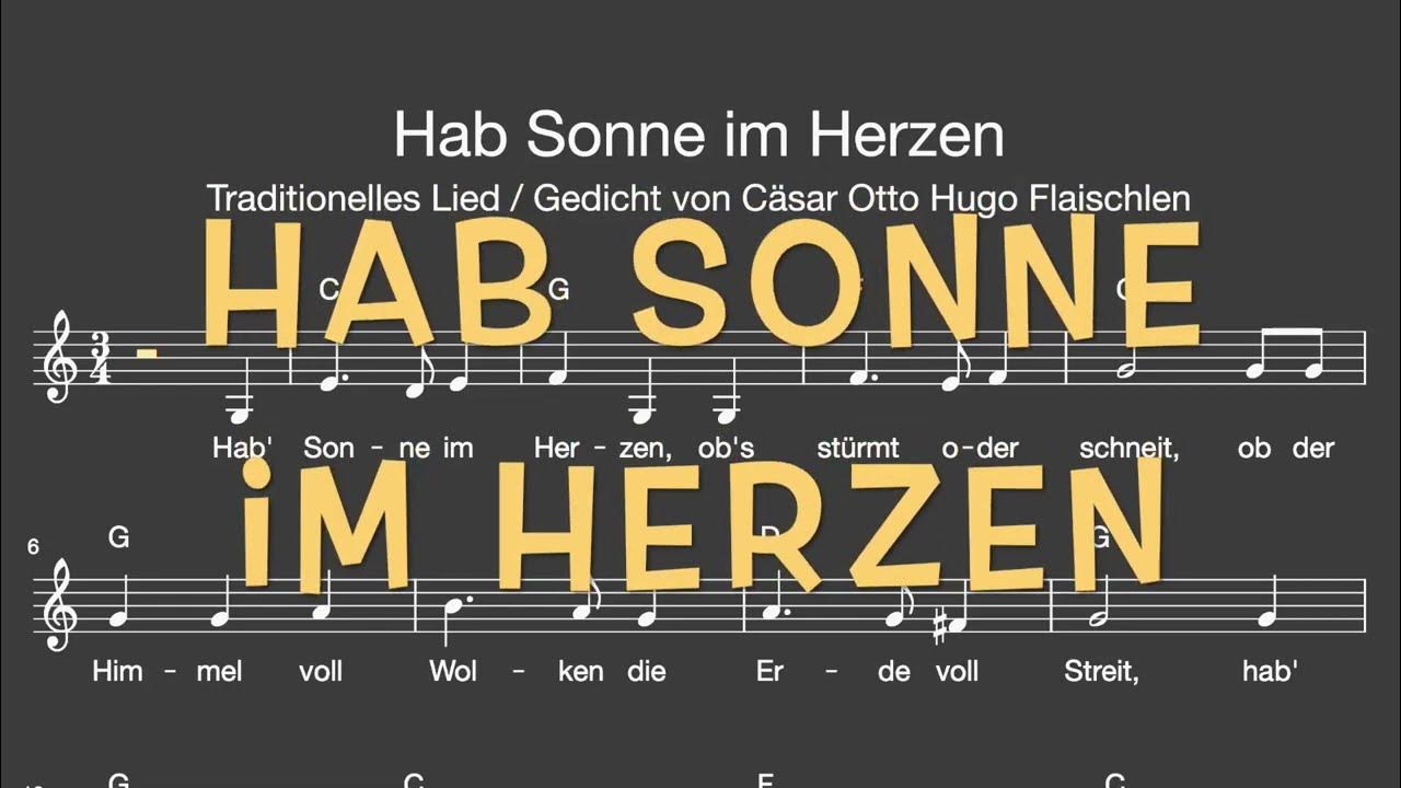 Hab Sonne Im Herzen Und Zwiebeln Im Bauch www.youtube.com