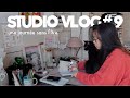 Une journe dans ma vie daquarelliste sans filtre  studio vlog 9