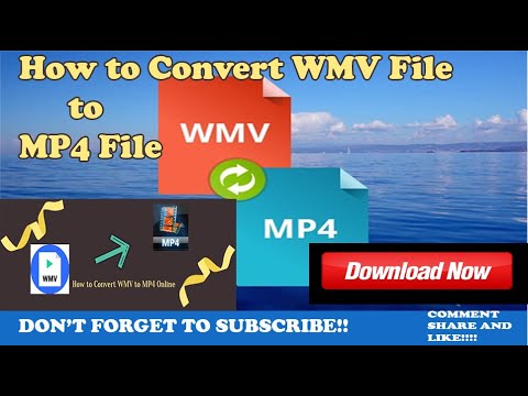 How to Convert WMV File to MP4 File Online - YouTube