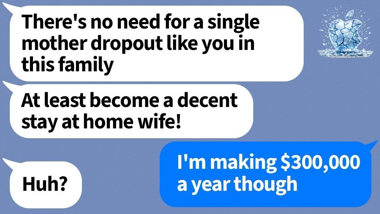 【Apple】Always belittling me for never having finished high school