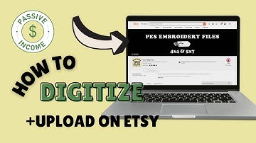 How to Create and Sell Embroidery Designs for Passive Income (Canva + Hatch + Etsy Tutorial)