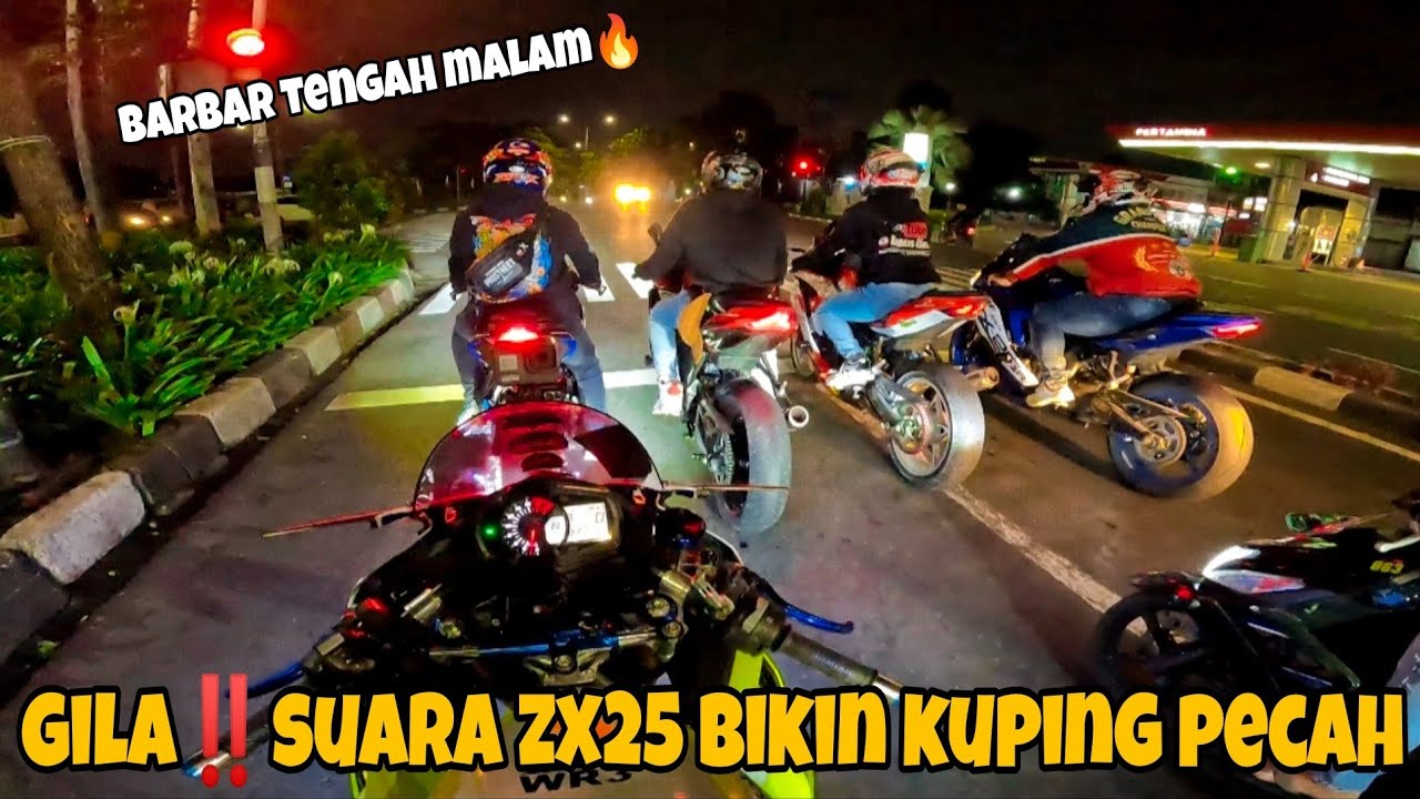 PERTAMA KALI AKANG MV NIGHT RIDE KE ANTASARI PAKE ZX25R