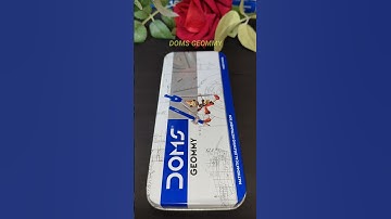 DOMS Geommy Mathematical Drawing Instrument Box #doms #compass #pencilbox