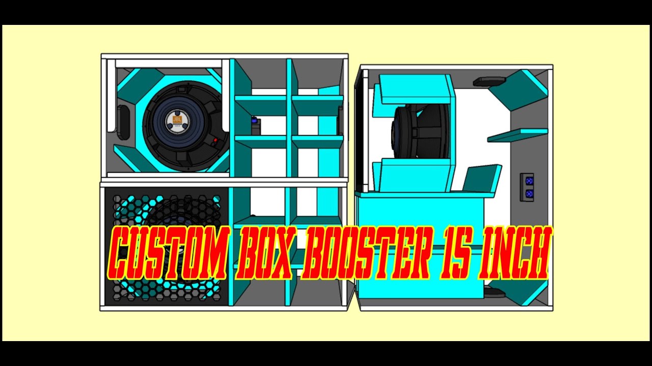 SKEMA ||PLAN || BOX SPEAKER BOOSTER 115 SPL AUDIO