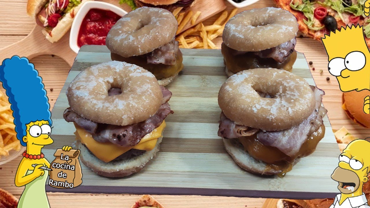 DONUTS BURGER: La mejor hamburguesa del mundo!