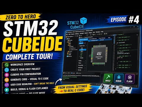 STM32CubeIDE Complete Tour | Every Panel Explained | Zero to Hero #4 Hindi