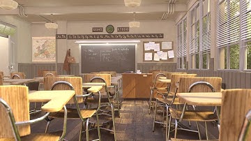 Blender Eevee Test: Class Room Scene
