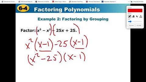 Algebra 2 - Video 6.4