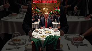 Trump’s dinner in D.C. takes a shocking turn as pro-Palestinian protesters interrupt the President.
