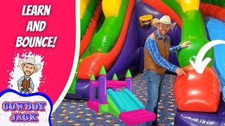 Learn And Bounce - Indoor Play Place Cowboy Jack Educational Videos For Kids