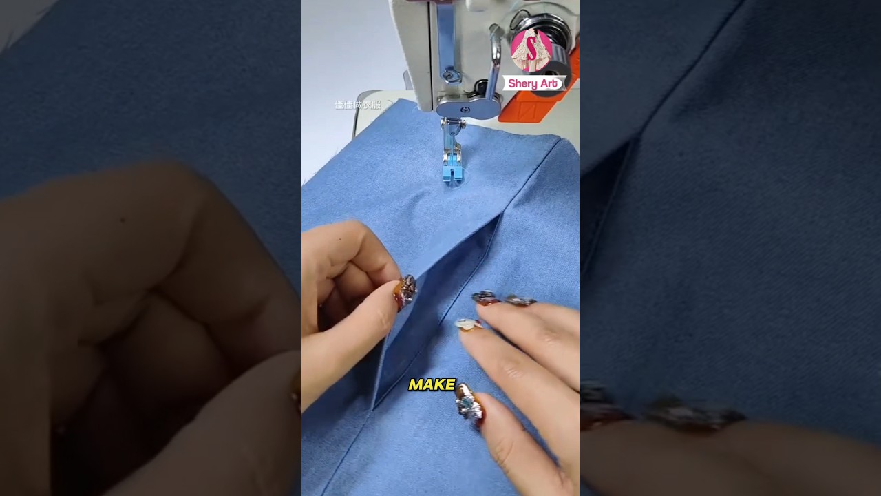 The Simplest Way to Make an Invisible Pocket! 🤯 #sewing  #Shorts