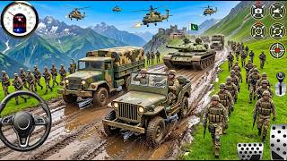 🚛 Best Army Truck Simulator 3D gameplay 2026 🚛  Realistic Military Convoy Driving gameplay screenshot 2