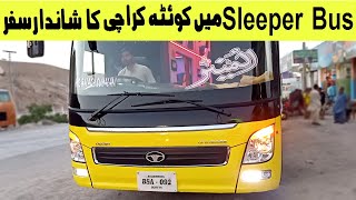 Travel By Sleeper Coach Al Munir Sleeper Bus Quetta Buses