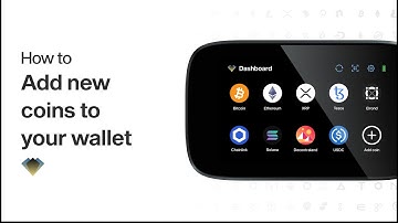 How to add new coins to your wallet