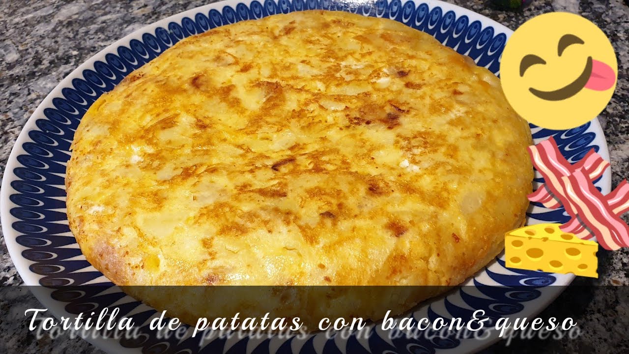 Картофельный омлет с беконом и сыром 🥳